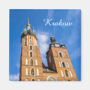 Krakow, St Marys church, Poland, magnet