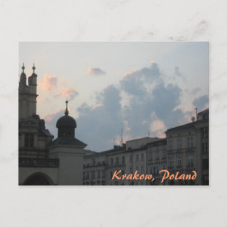 Krakow Sunset Postcard