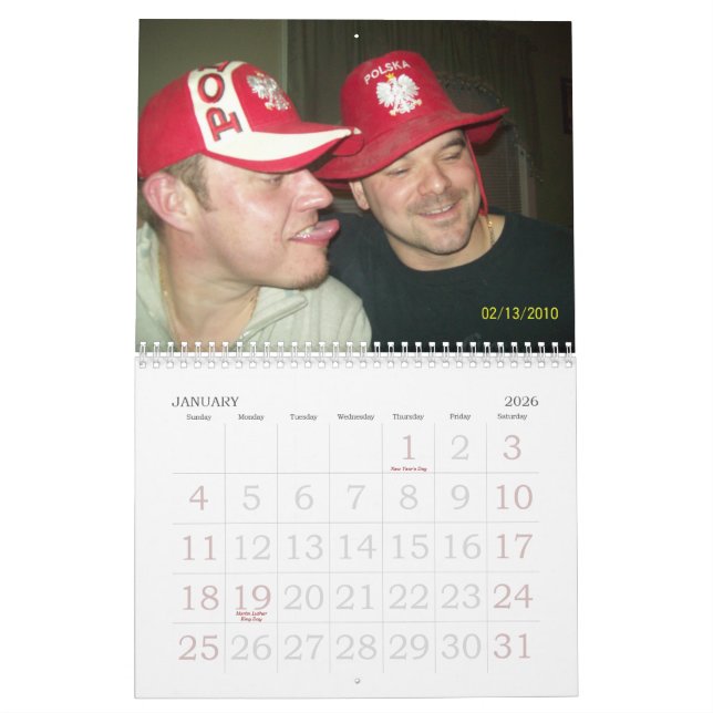 Krakus Mafia Calendar (Jan 2026)