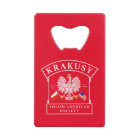 Krakusy Polish American Society Bottle Opener