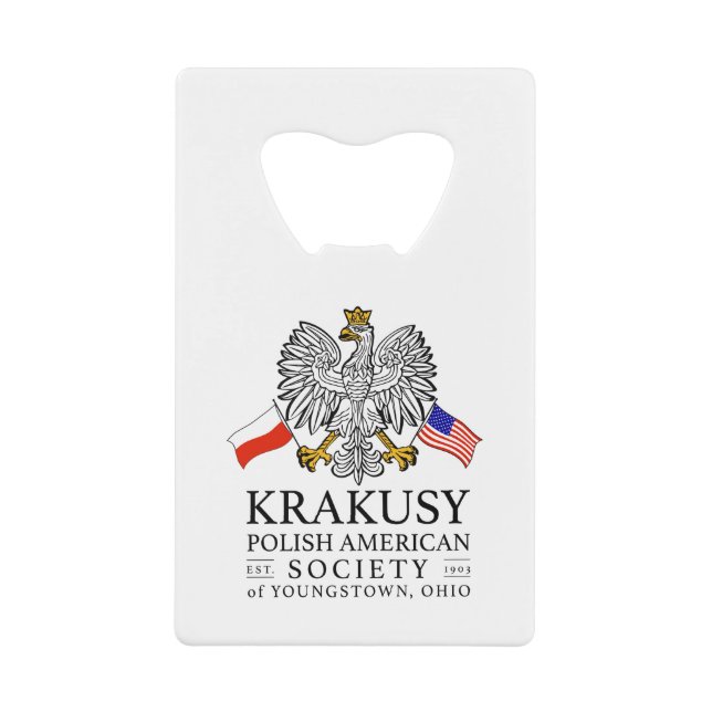 Krakusy Polish American Society Bottle Opener (Front)