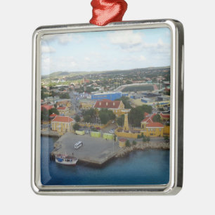 Kralendijk Harborfront Metal Tree Decoration