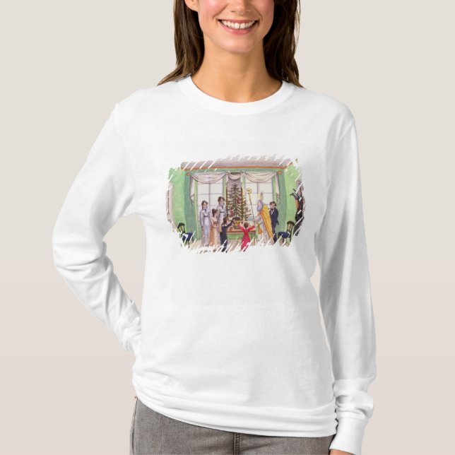 Krampus and St. Nicholas from journal of Carl T-Shirt (Front)
