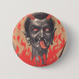 Krampus Button