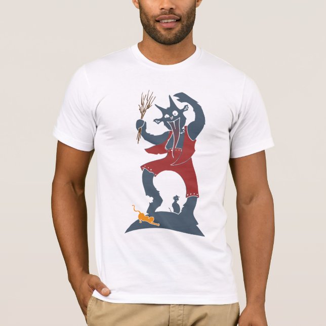 Krampus + Cats T-Shirt (Front)