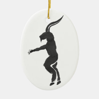 Krampus Ceramic Tree Decoration