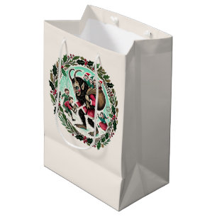 Krampus Christmas Medium Gift Bag