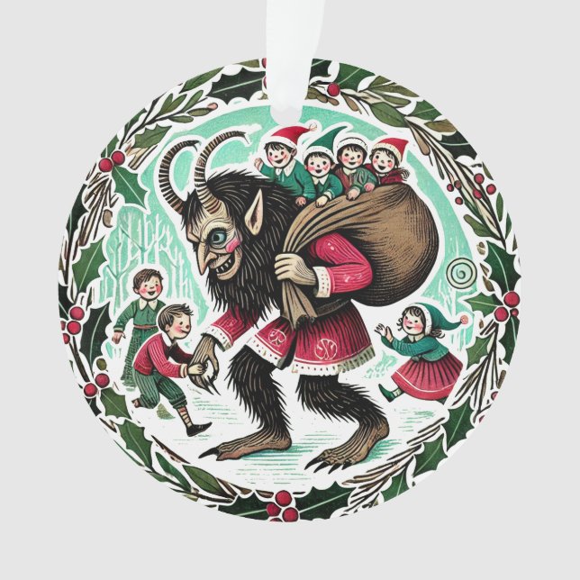 Krampus Christmas                                  Ornament (Front)