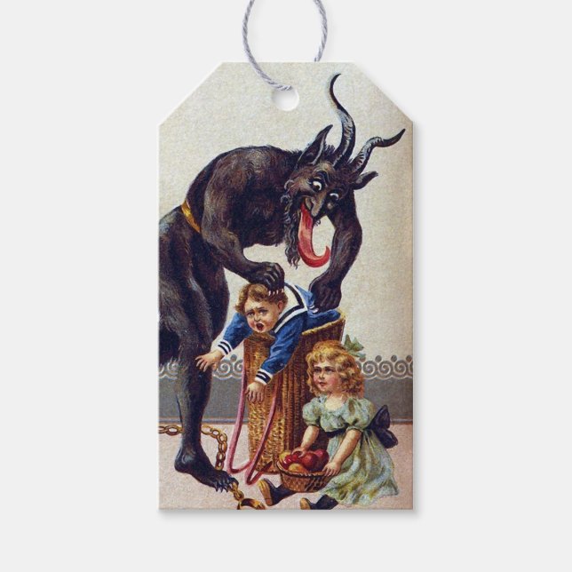 Krampus Christmas Tag (Front)
