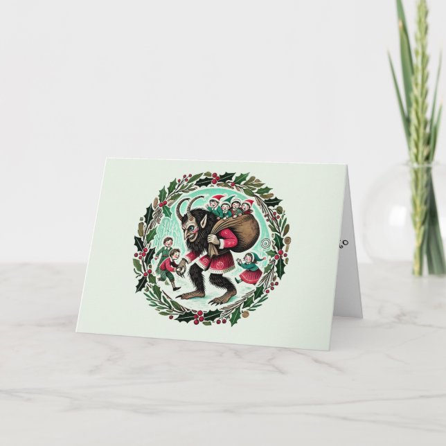 Krampus Christmas                                  Thank You Card (Front)