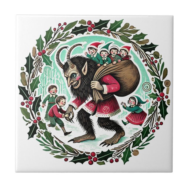 Krampus Christmas                                  Tile (Front)