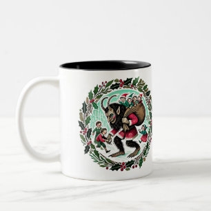 Krampus Christmas                                  Two-Tone Coffee Mug