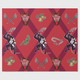 Krampus Festivus Wrapping Paper