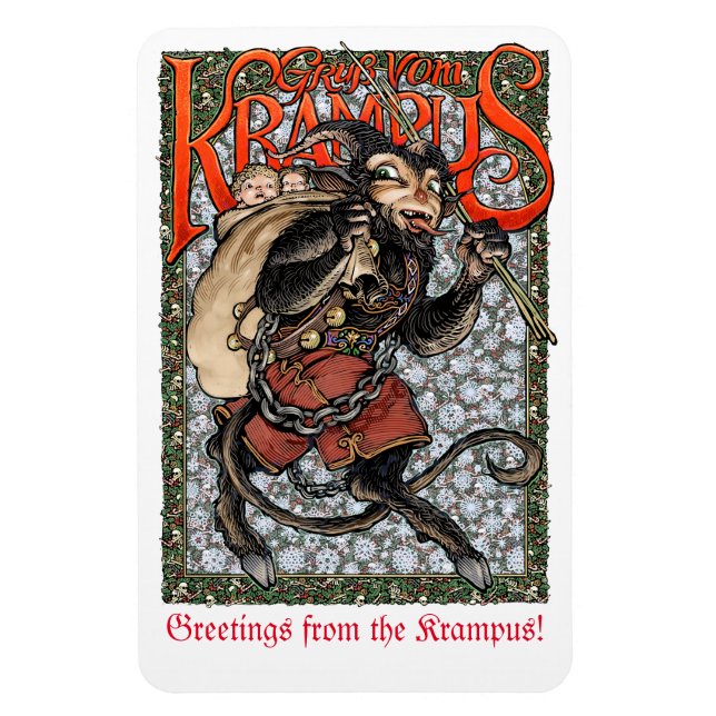 "Krampus" Flexible Magnet (Vertical)