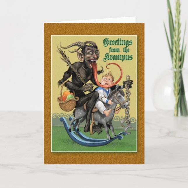 Krampus Greeting Card (Front)