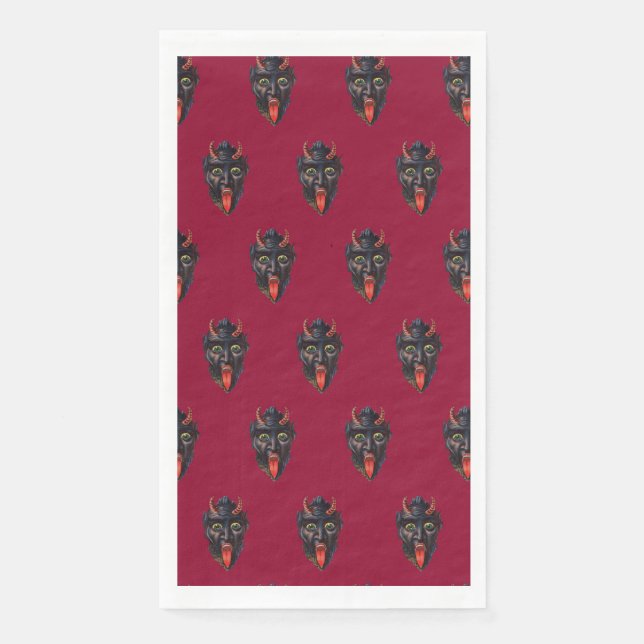 Krampus Guest Towel Napkin (Front)