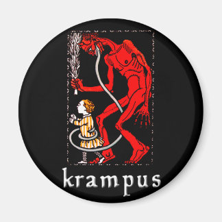 Krampus "has a long tongue" Magnet