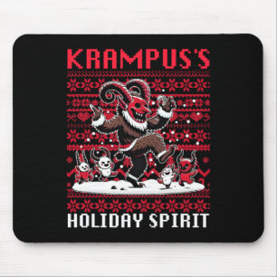 Krampus Holiday Spirit Design Christmas Season Evi Mouse Pad