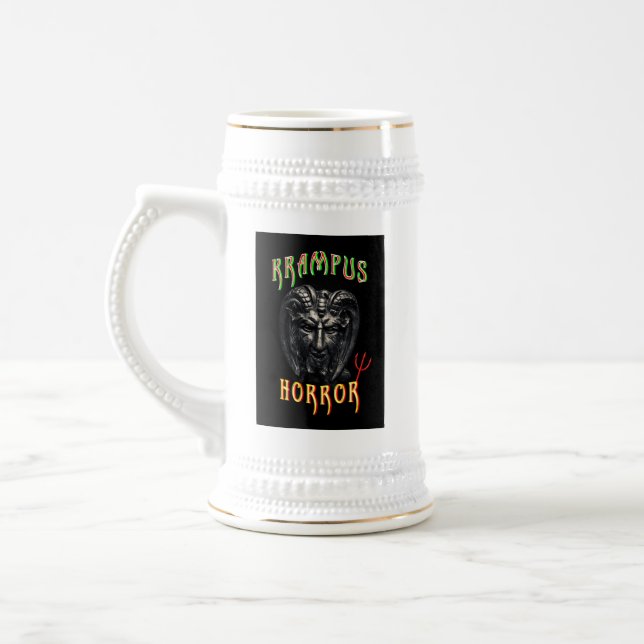 Krampus Horror Beer Stein (Left)