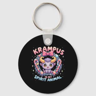 Krampus Is My Spirit Animal Sweetly Spooky Festivi Key Ring