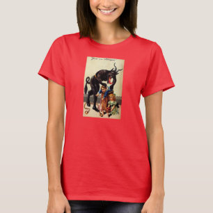 Krampus Kids in Basket Holiday Christmas Shirt