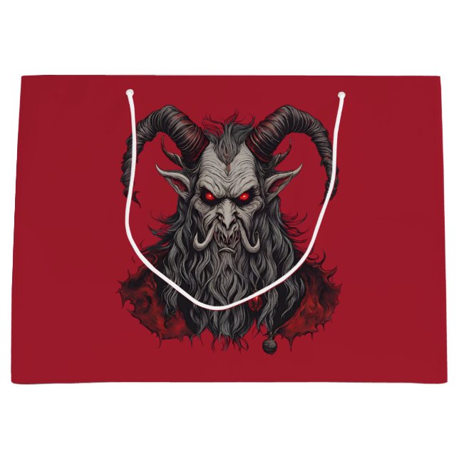 Krampus Large Gift Bag (Front)