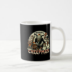 Krampus Merry Creepmas Christmas 30’s Retro Cartoo Coffee Mug
