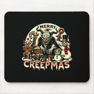 Krampus Merry Creepmas Christmas 30’s Retro Cartoo Mouse Pad
