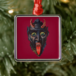 Krampus Metal Tree Decoration
