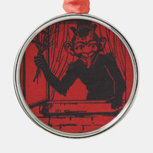 Krampus Metal Tree Decoration