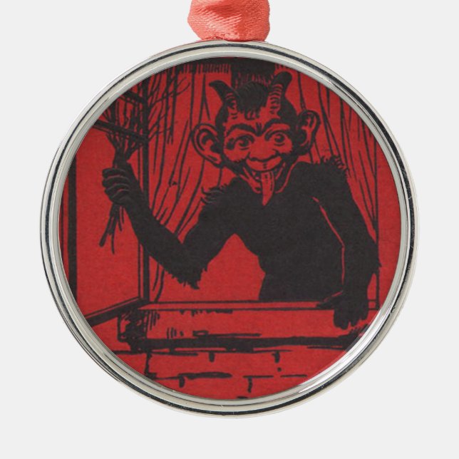 Krampus Metal Tree Decoration (Front)