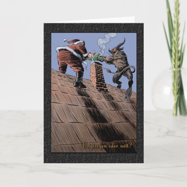 Krampus Rooftop Card (Front)