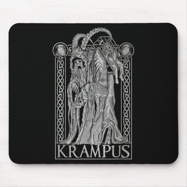 Krampus - Ss Von Krampus Dark Gothic Christmas  Mouse Pad (Front)