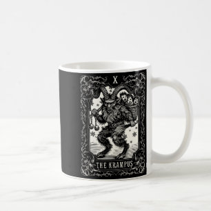 Krampus Tarot Card Design Christmas Season Evil Pa Coffee Mug