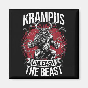 Krampusnacht Christmas Monster Krampus Lover Festi Magnet