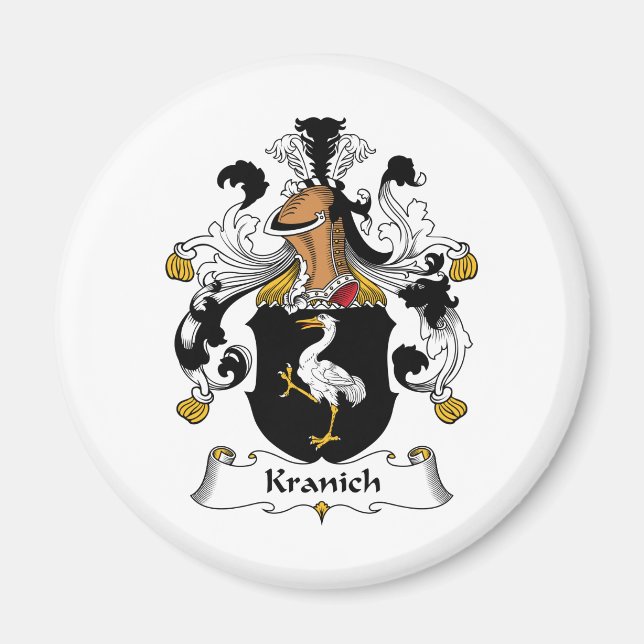 Kranich Family Crest Magnet (Front)