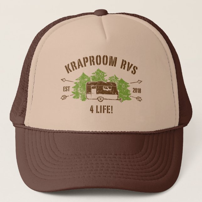 Kraproom RVS 4 Life Hat - version 2 (Front)