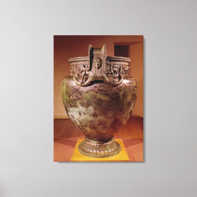 Krater, from the Tomb of a Princess of Vix Canvas Print (Front)