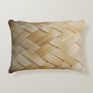 Kratip Thai Lao Isan Bamboo Rice Basket Decorative Cushion