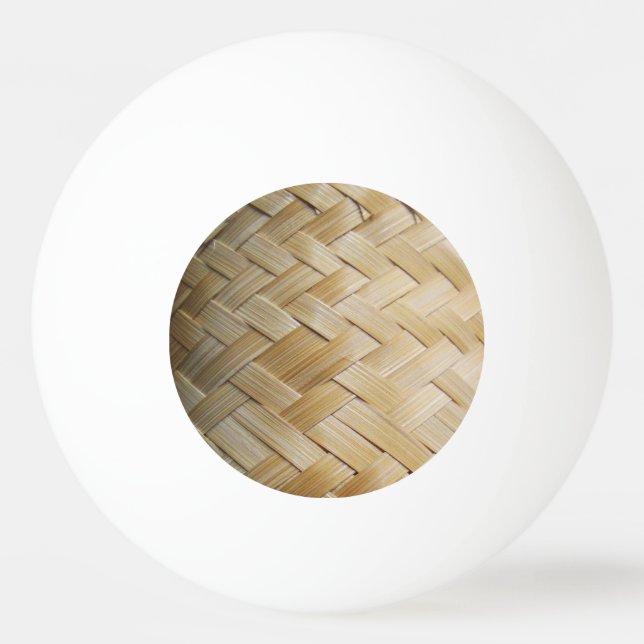 Kratip Thai Lao Isan Bamboo Rice Basket Ping Pong Ball (Front)