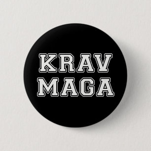 Krav Maga 6 Cm Round Badge