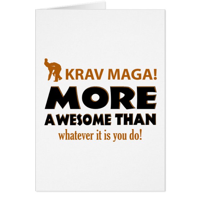 Krav Maga Martial arts gift items (Front)
