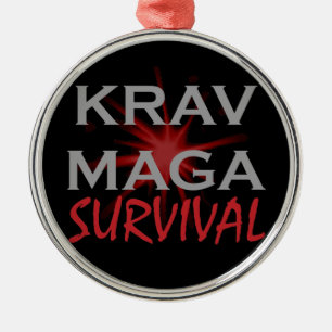 Krav Maga Metal Tree Decoration