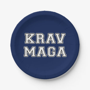 Krav Maga Paper Plate