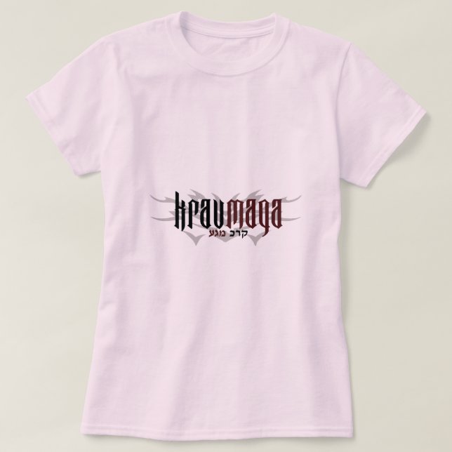 Krav Maga Rock Tattoo T-Shirt (Design Front)