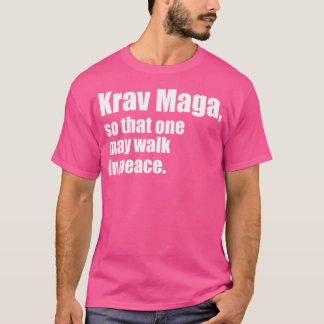 Krav Maga Self Defence Forces Combat Contact Men K T-Shirt
