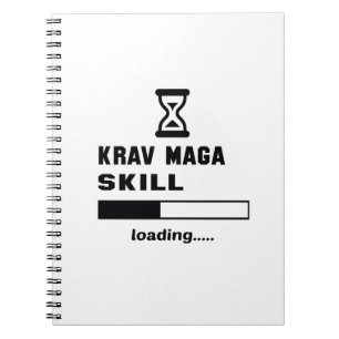Krav Maga skill Loading...... Spiral Notebook
