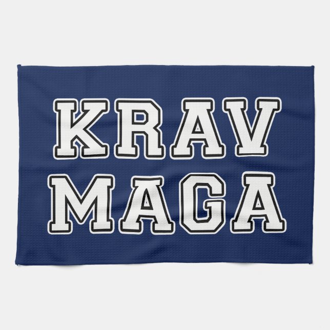 Krav Maga Tea Towel (Horizontal)