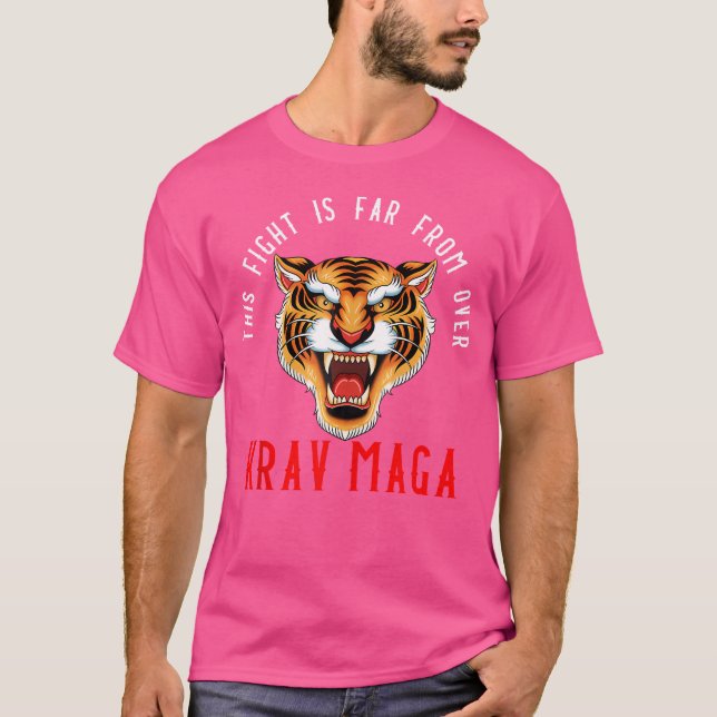 Krav Maga Tiger - Combat And Self Defence T-Shirt (Front)