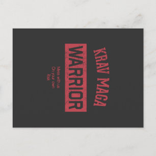 Krav Maga Warrior Postcard